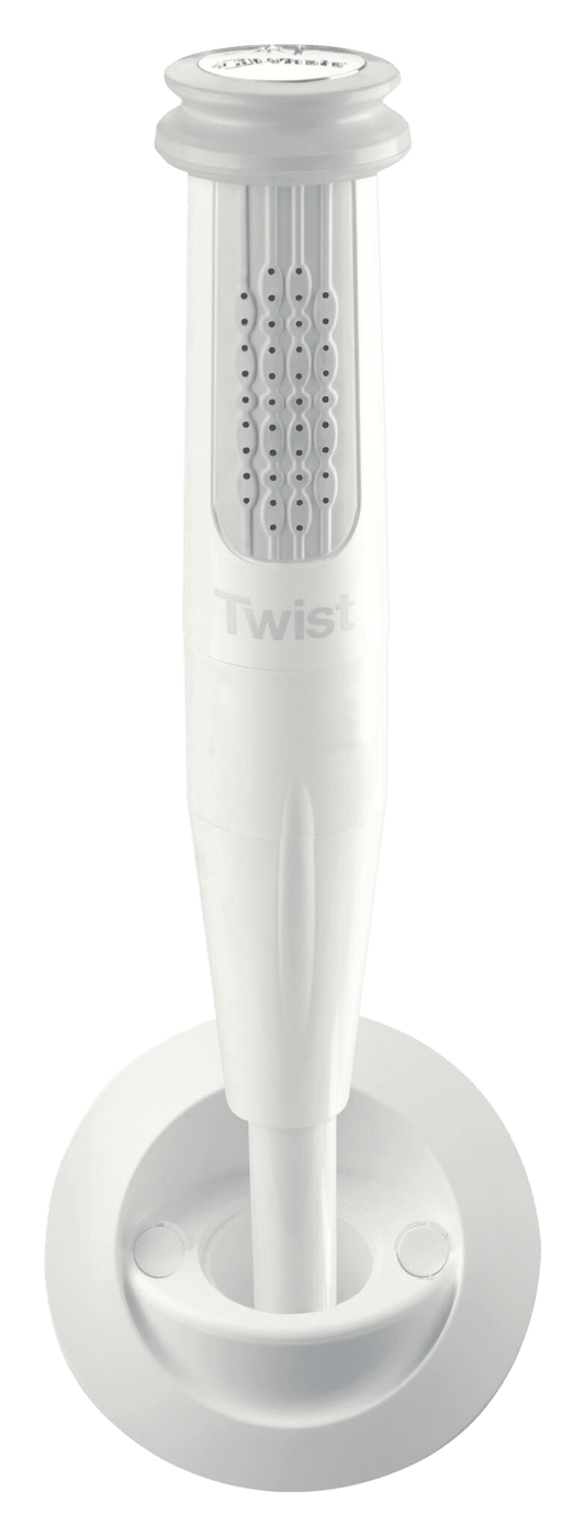 #DS0006 Twist dek douche mixer hot &amp; cold