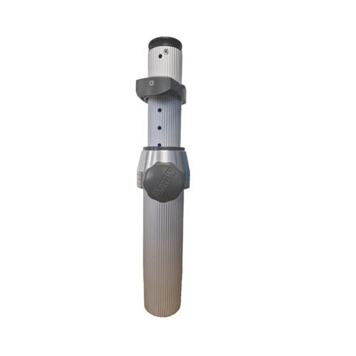 Zwaardvis stoelzuil handmatig ø76/60 430-570mm geanodiseerd