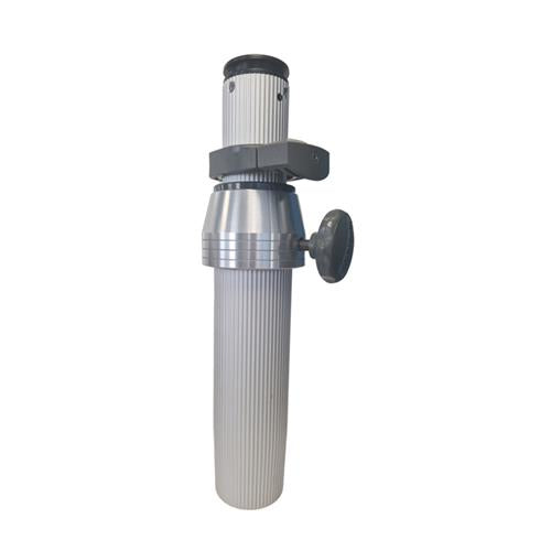 Zwaardvis stoelzuil handmatig ø76/60 430-570mm geanodiseerd