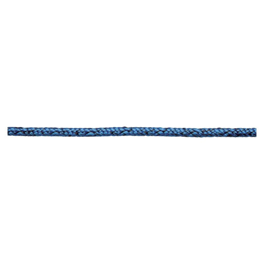 Allround UHMWPE lijn met polyester mantel blauw/zwart 6mm 50m