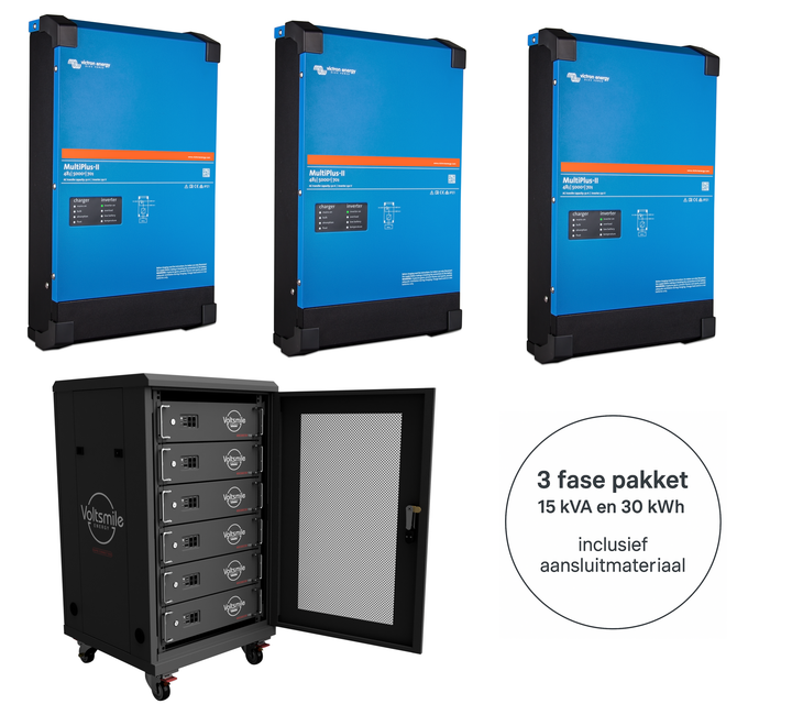 VTB 3 fase pakket 15Kva - 30kwh