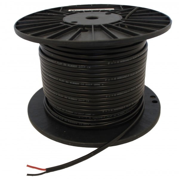 Platte PVC kabel 2 x 1,50 mm2