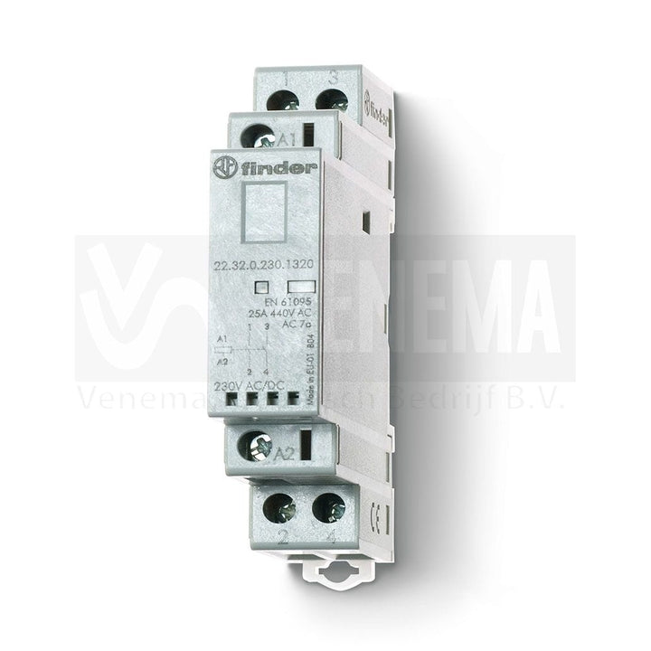 Finder 25A Magneetschakelaar AgNi - 2 contacten