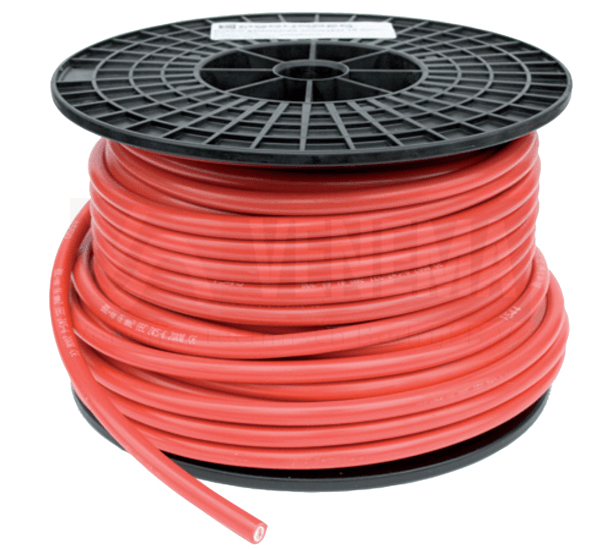 VTB Accu kabel 120mm2 dubbel geïsoleerd rood – per meter