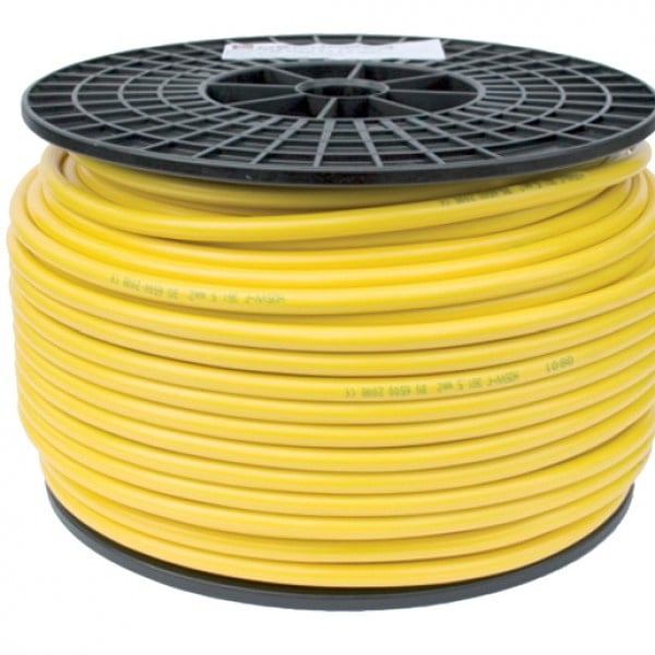 Ronde PVC kabel H05VV-F GEEL 3 x 2,5 mm²