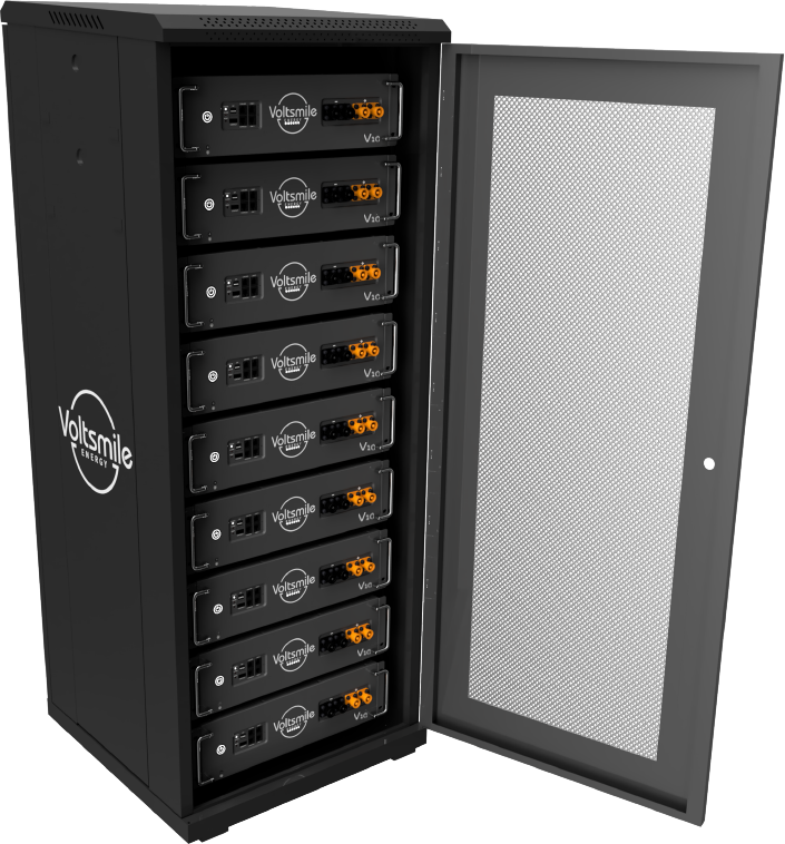Voltsmile 30U patchkast voor 9x V10 classic batterijen