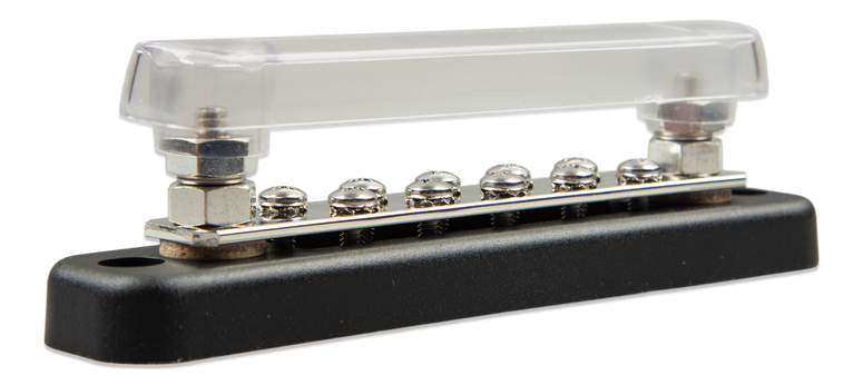 Victron DC Busbar 150A 2P met 10 schroeven en afdekkap