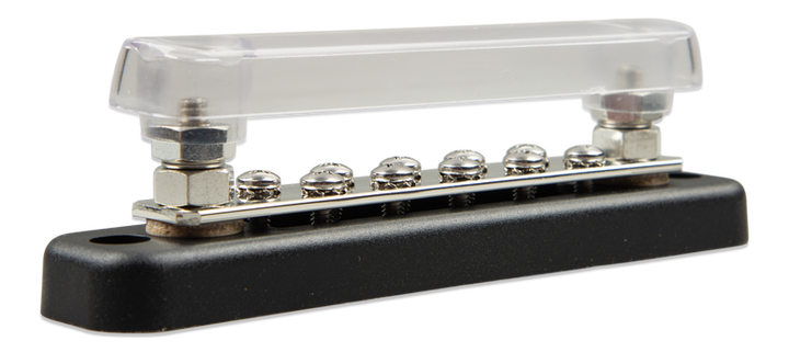 Victron DC Busbar 150A 2P met 10 schroeven en afdekkap