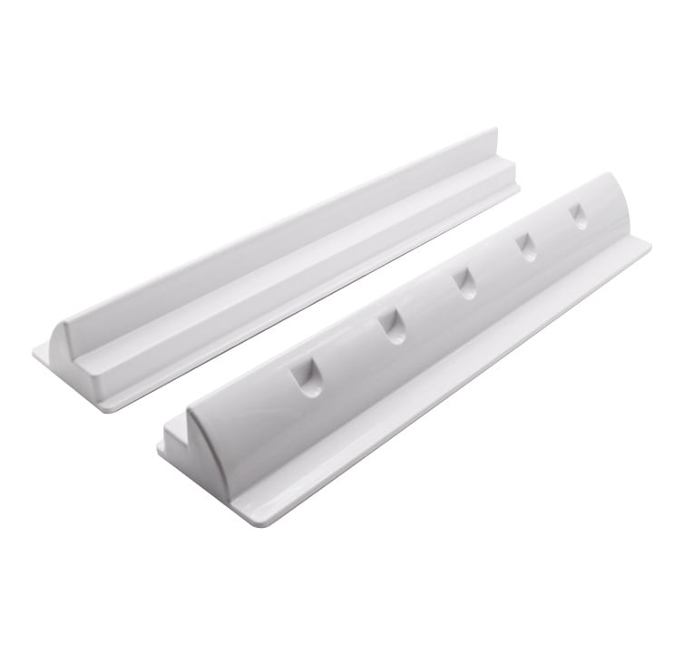 VTB Spoilers voor zonnepaneel 68 cm wit