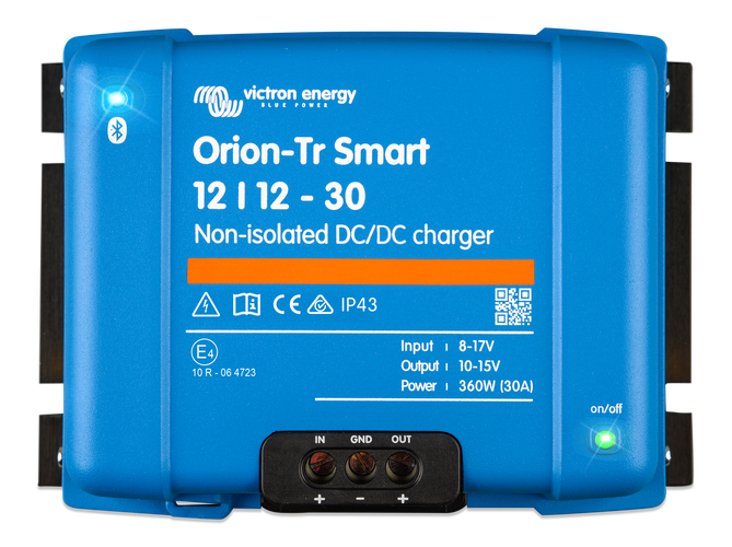 Victron Orion-Tr Smart DC-DC-acculader 12/12-30A 360W Niet-geïsoleerd