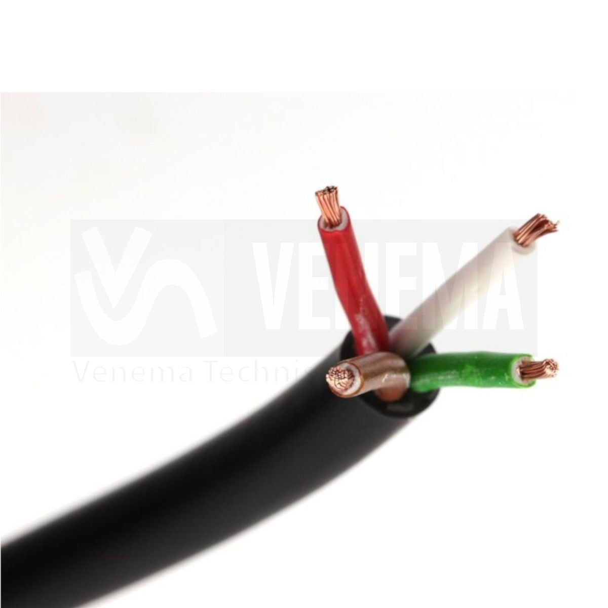 Ripca Meervoudige kabel rond 4x1.0mm2 - 50 meter