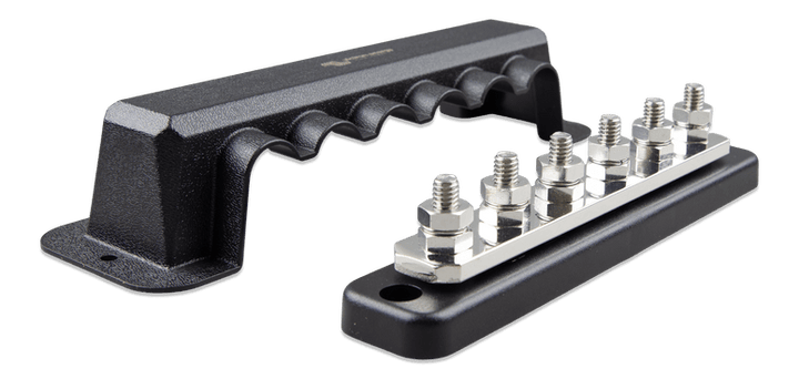 Victron DC Busbar 250A 6P met afdekkap