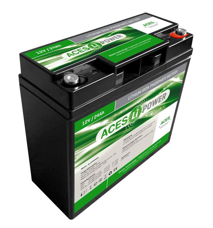 Aces Lithium accu 12V 24Ah
