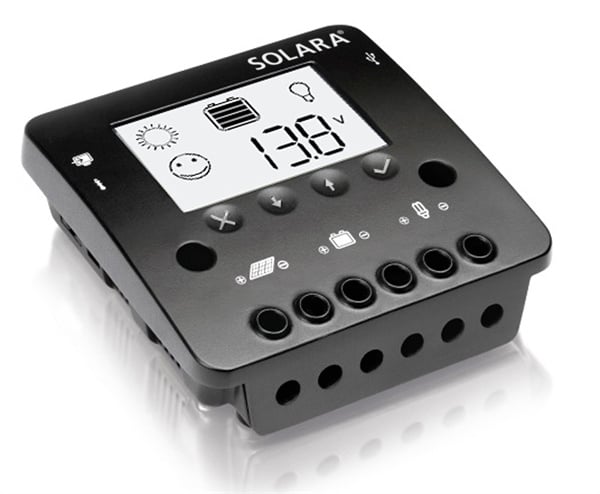 Solara Laadregelaar met LCD, 12/24V 20A