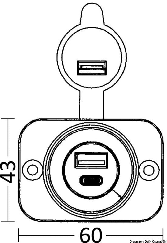 Standaard USB-stekker +micro – afbeelding 2