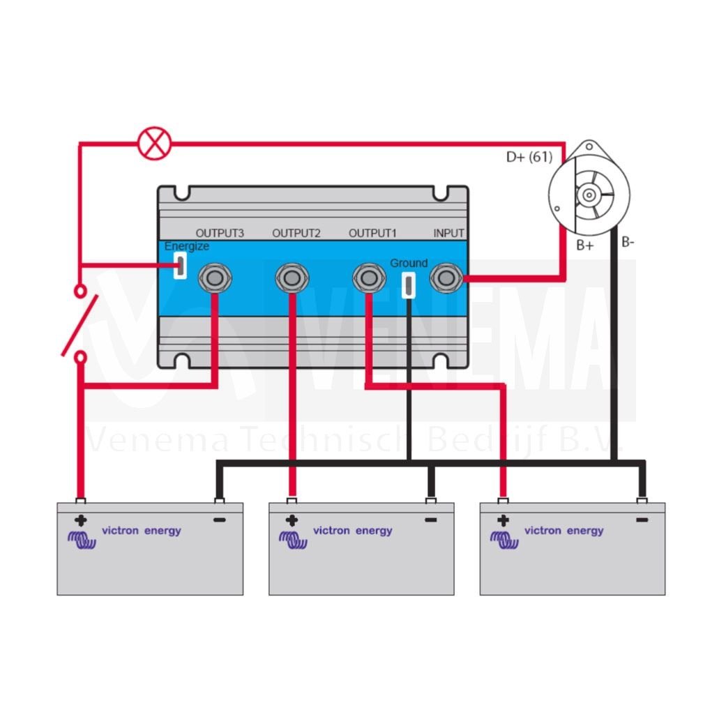 Victron Argo FET accuscheider 200-2AC isolator – afbeelding 3