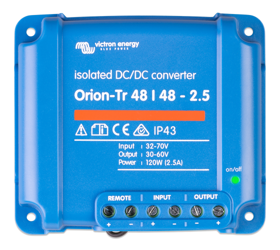 Victron Orion-Tr 48/48-2,5A (120W) omvormer geïsoleerd