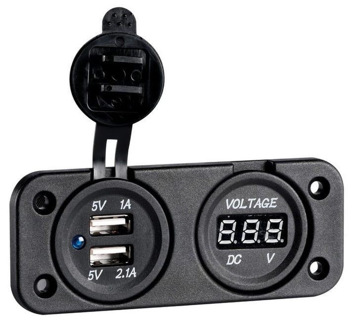 Osculati Voltmeter en ampèremeter + USB ingang
