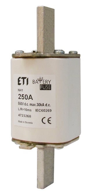 Meszekering NH1 gBat 224A/550V DC