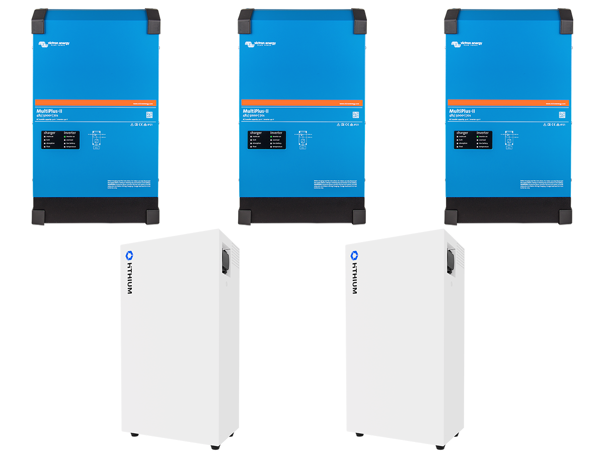 3 fase pakket Hithium Multiplus-II 15Kva - 32kwh