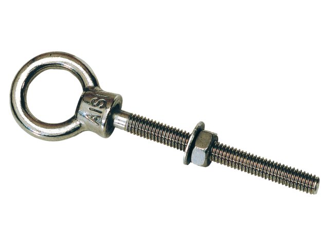 Oogbout rvs 8x80mm
